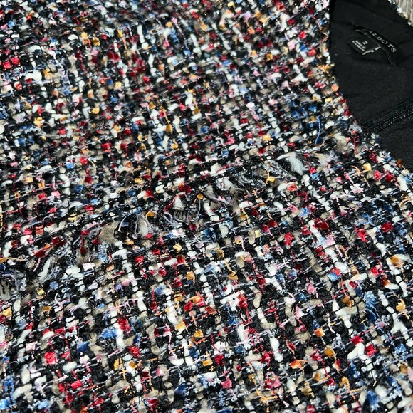 Talbots Tweed Sleeveless Dress multi-colored Size 2 - Picture 6 of 10